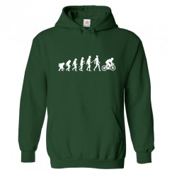 Cycling Evolution Funny Bike Kids & Adults Unisex Hoodie